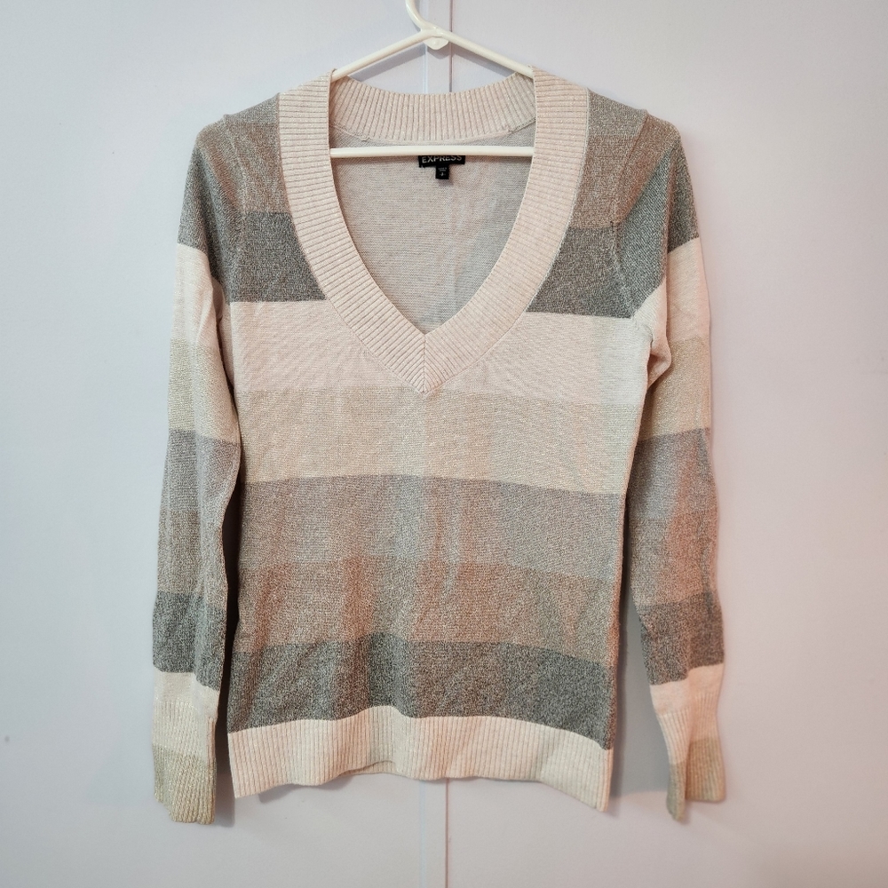 Metallic glitter women's top, small, Express brand,